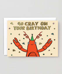 Go Cray On Your Birthday - Alice Bowsher for Wrap
