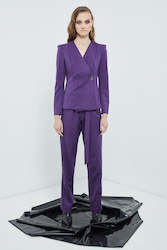 Fashion design: Silencio Jacket | Purple Suiting
