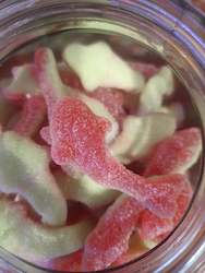 Ice cream: Sour Berry Sharks