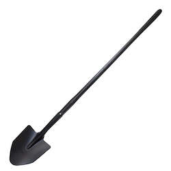 Fencing Tools: Contractor No 2 Round Mouth Long Handle Shovel