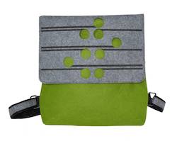 Wholesale trade: ponga green & grey Â· green backpack
