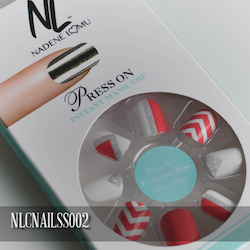 NLC Press On Manicure Mixed Design Style SS002