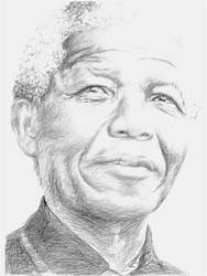 Sketchy Fulla: Art Print - Nelson Mandela