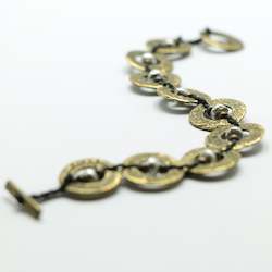 Jewellery: Brass/Silver Ämionga Bracelet