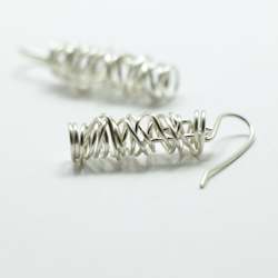 Jewellery: Live Wire Earrings Short