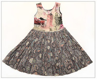 Products: London Paisley Dress : Sample Size age 2 - 4 | KAF KIDS
