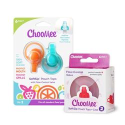 Non-store-based: ChooMee Soft Sip Silicone Lids - with Travel Case