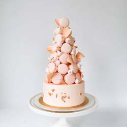 Macaron Tower And Cake