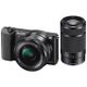 Sony A5100 mirrorless with sony 16-50mm and 55-210mm