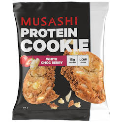 Musashi Protein Cookie White Choc Berry