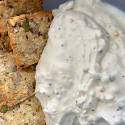 Health food: ~ Everything But The Bagel Dip Recipe