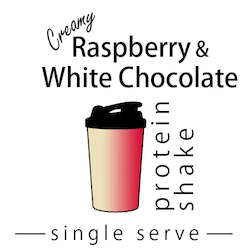 Health food: Protein Shake - Raspberry White Chocolate