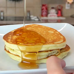 ~ Fluffy Pancake and Crispy Waffle Recipe (using Keto Flour)