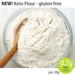 Health food: Keto Flour Gluten Free* Premix 500g - 0.7g carbs