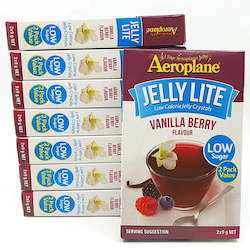 Health food: Aeroplane 8 twin packs of Vanilla Berry Jelly - SAVE $5.50