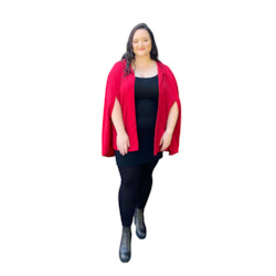 Office Poncho Red
