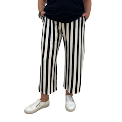 Pocket Pant Cream Stripe (18+20)