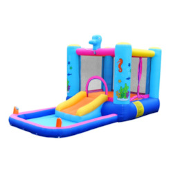 Jumping Dear Inflatable Castle - Seahorse