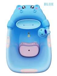 Internet only: Big hippo Bath tub with cup - blue