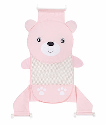 Internet only: LOVE BEAR newborn baby bath seat support net - pink