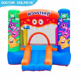 Doctor Dolphin Inflatable Castle - monster party