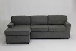 Lounge Suites: Merry Sofa Bed Dark Grey  (Right & Left side)