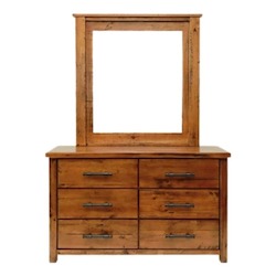 Drawers: Woodgate Dresser with Mirror