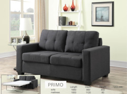Primo Sofa Bed Dark Grey 2 Seater