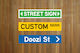 Custom NZ Style Mini Street Sign