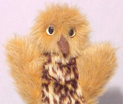 Pet: Morepork (Ruru) Hand Puppet