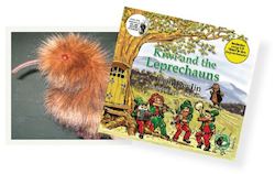 apos;KIWI AND THE LEPRECHAUNS': Written by Erin Devlin & illustrated by Greg O'Donnell together with vocalist Mark Jens…