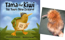 Pet: âTAMA THE KIWI TIKI TOURS NZâ: Kiwi Hand Puppet by Erin Devlin. Book by Berks Bongiovanni.