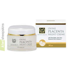 Natures Beauty Skin Care Cosmetics: Ovine Placenta Night Creme 50gm