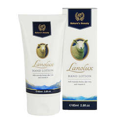 Natures Beauty Skin Care Cosmetics: Lanolux Hand Lotion with Manuka Honey 85ml