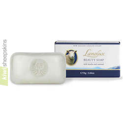 Natures Beauty Skin Care Cosmetics: Lanolux Beauty Soap with Lanolin and Oatmeal