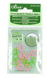 Yarn: Clover Triangle Stitch Markers
