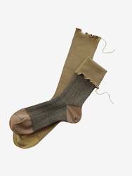 Reversible Wool Socks, Himukashi (six colour options)
