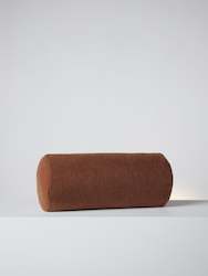 SALE Bolster Cushion, Cinnamon Brown