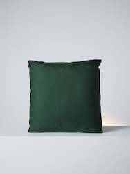 SALE Square Cushion, Dark Bottle Green
