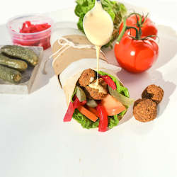 Food manufacturing: Meal Kit - Falafel Wraps