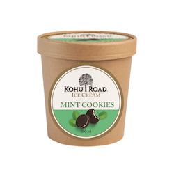 Ice cream manufacturing: Mint Cookies Ice Cream