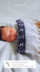 Clothing manufacturing: Baby Wairua Purple Kākahu