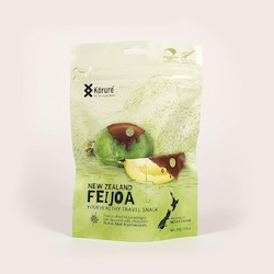Health food wholesaling: NZ Freeze Dried Feijoa in milk chocolate *NEW* - Travel Snack