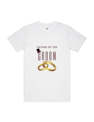 Father Of The Groom 5050 Tee - AS Colour