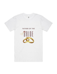 Father Of The Bride 5050 Tee - AS Colour