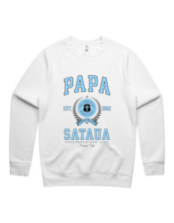 Clothing: Papa Sataua Varsity Crewneck 5100 - AS Colour