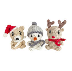 Christmas Crochet Toy 3 Pack