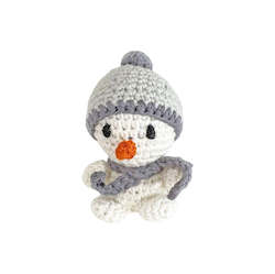 Gift: Christmas Snowman Crochet Toy