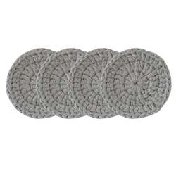 Reusable Cotton Face Wipe Grey - 4 Pack
