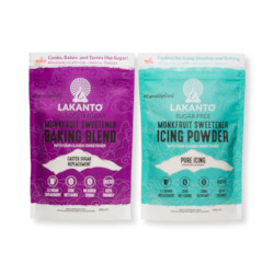 Frontpage: Lakanto Monkfruit Sweetener Bundles - Icing Powder and Baking Blend 200g